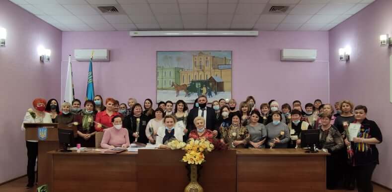 Профком та керівництво Центру привітали колег з 8 березня