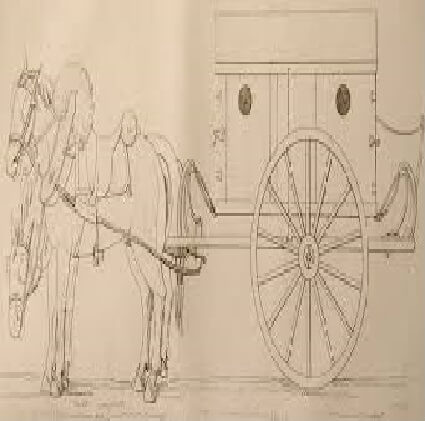 Карета "Летючого амбулансу". Мал. Домініка Ларрея